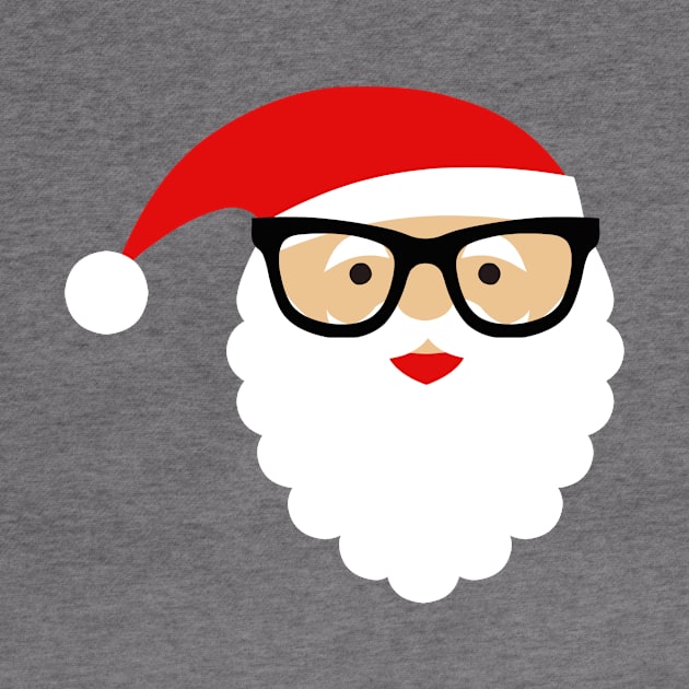 Nerd/Hipster Santa by FangirlFuel